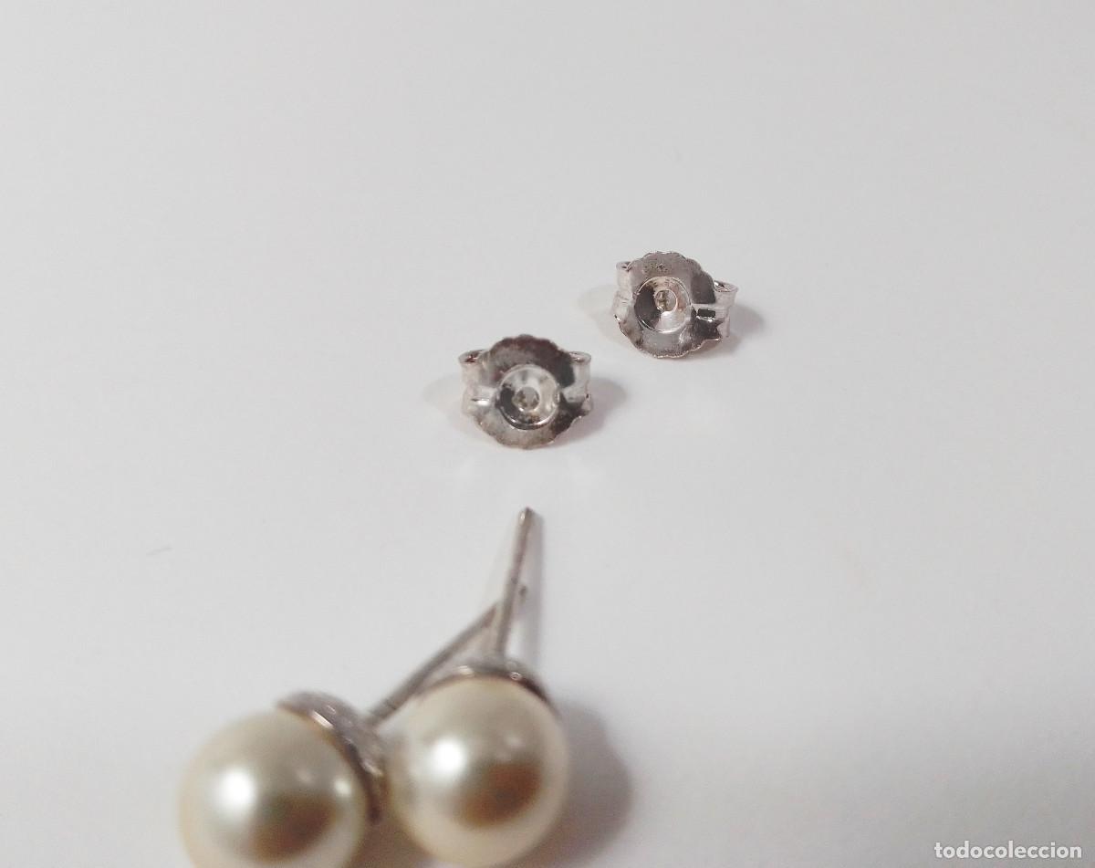 Joyeria: Pendientes de plata de ley con perlas sint&eacute;ticas - Foto 6