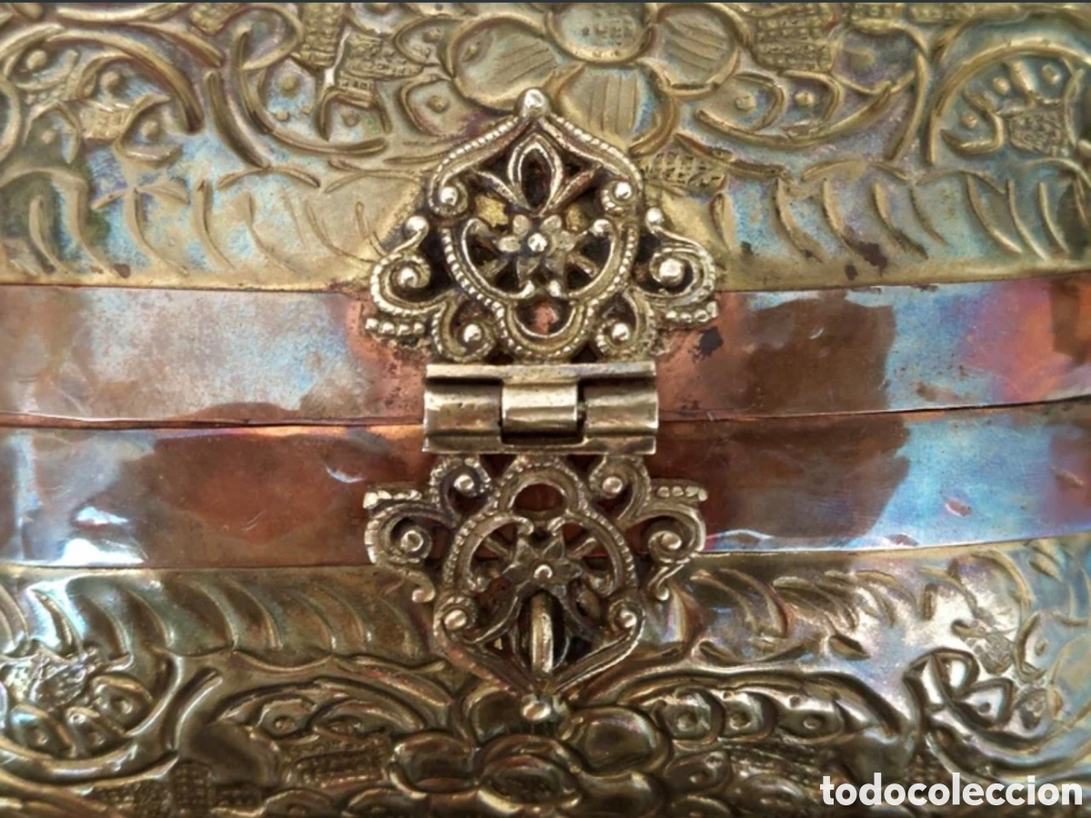 Joyeria: Antiguo bolso joya bronce y cobre - Foto 2