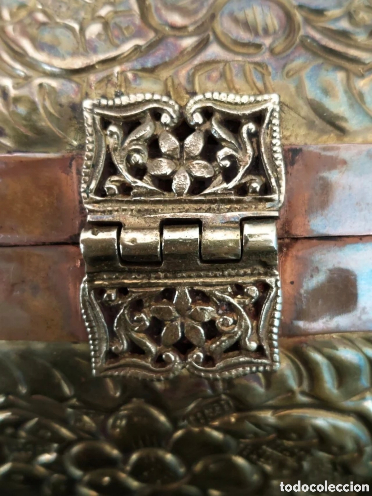 Joyeria: Antiguo bolso joya bronce y cobre - Foto 4