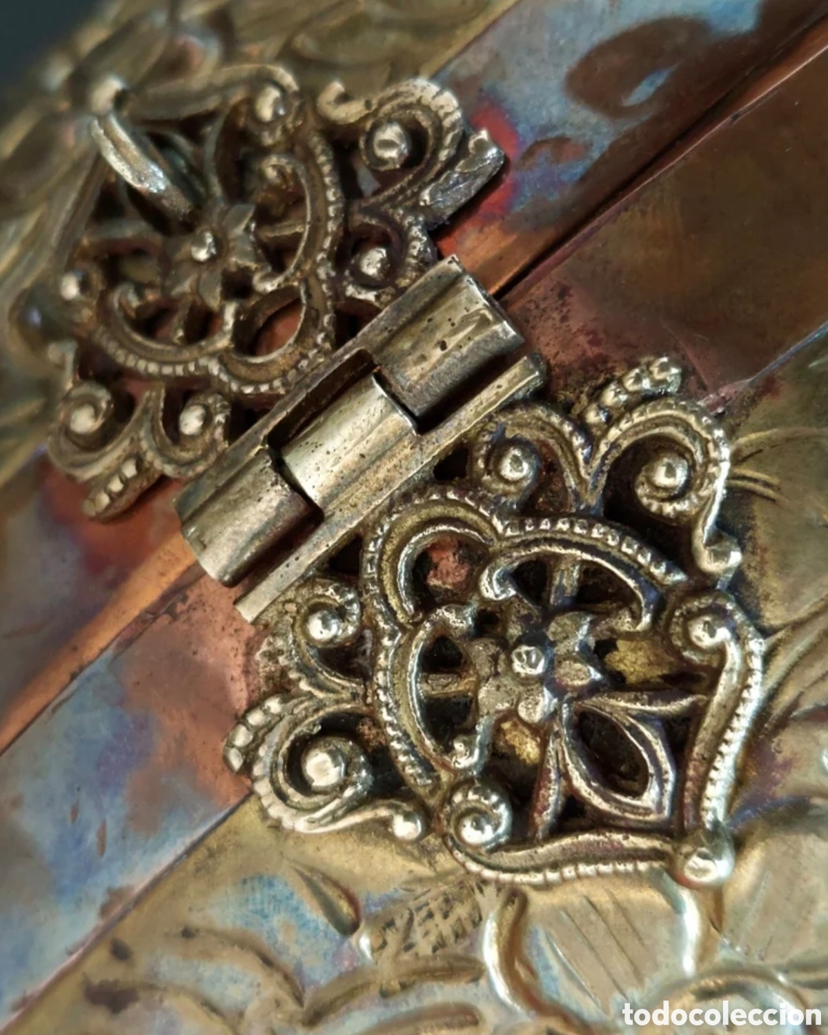 Joyeria: Antiguo bolso joya bronce y cobre - Foto 6