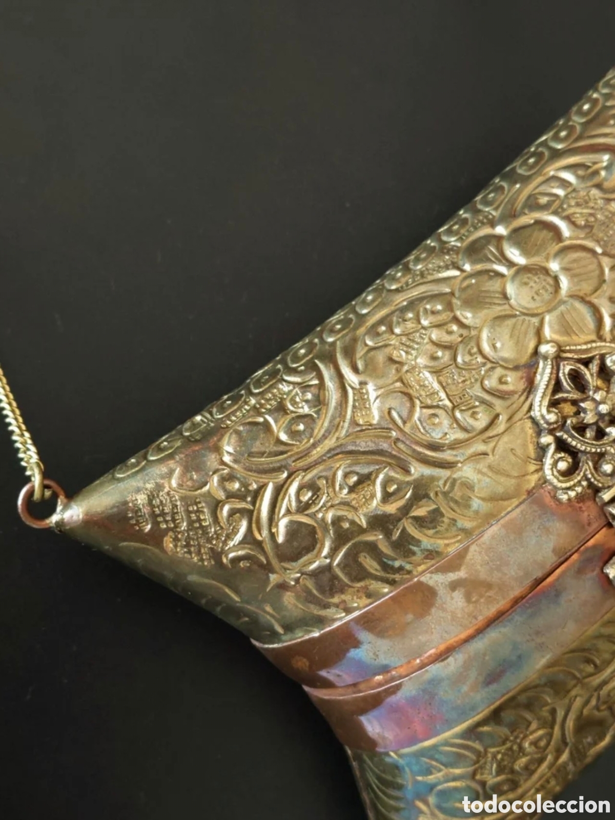 Joyeria: Antiguo bolso joya bronce y cobre - Foto 7