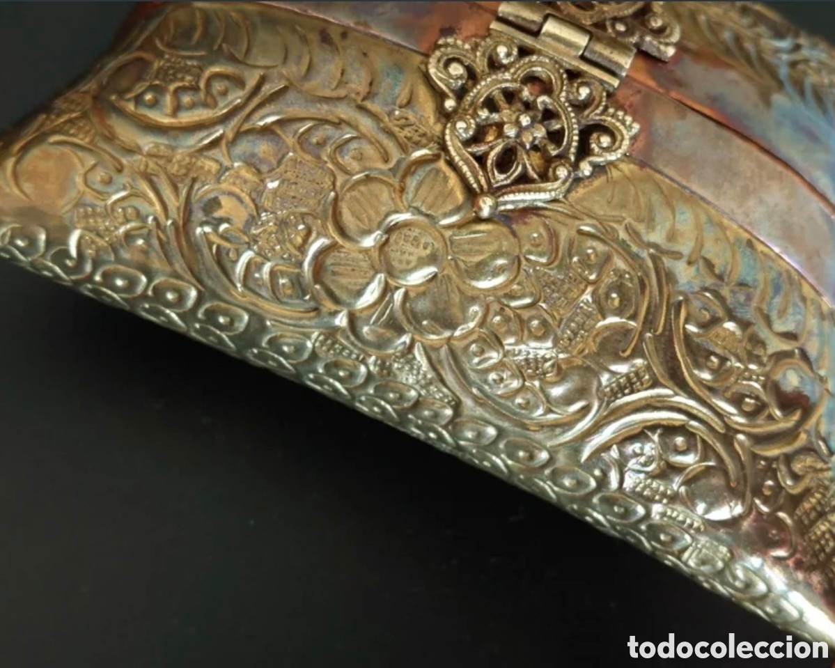 Joyeria: Antiguo bolso joya bronce y cobre - Foto 9