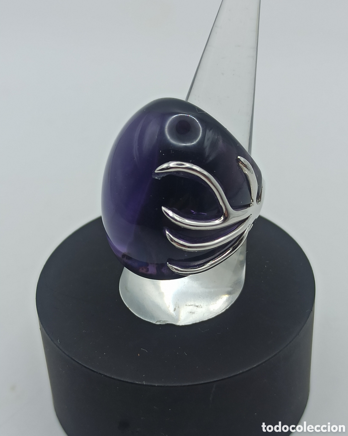 Joyeria: Anillo dise&ntilde;o Amatista plata