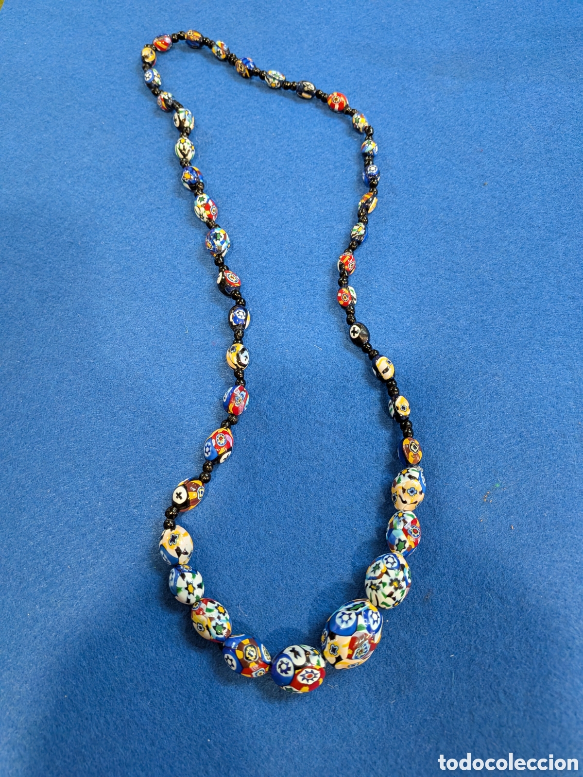 Joyeria: Collar veneciano de murano, Millefiori. REF-6274