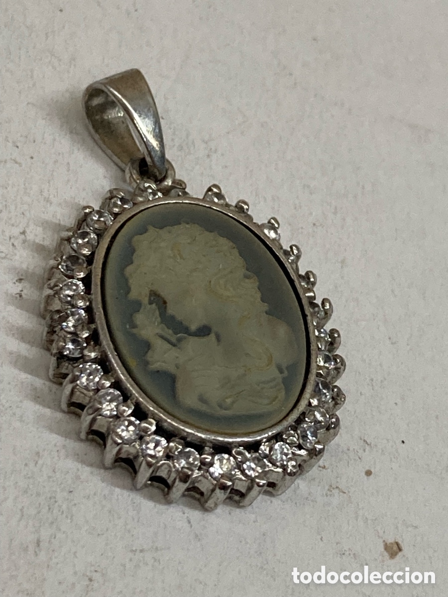 Jewelry: Colgante de plata camafeo C595