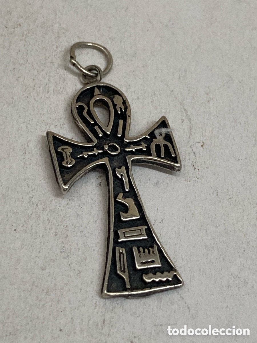 Joyeria: Cruz de plata religiosa C595