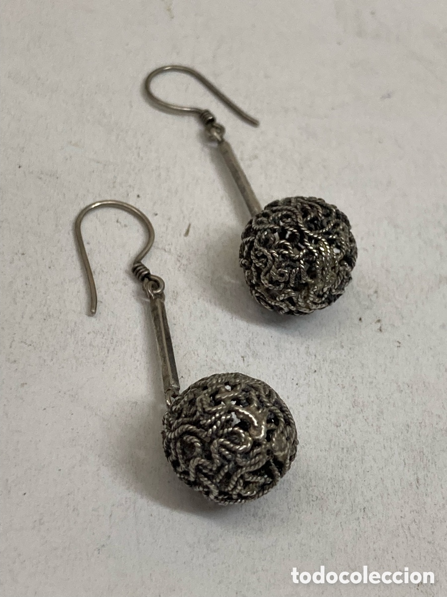 Joyeria: Pendientes de plata P474