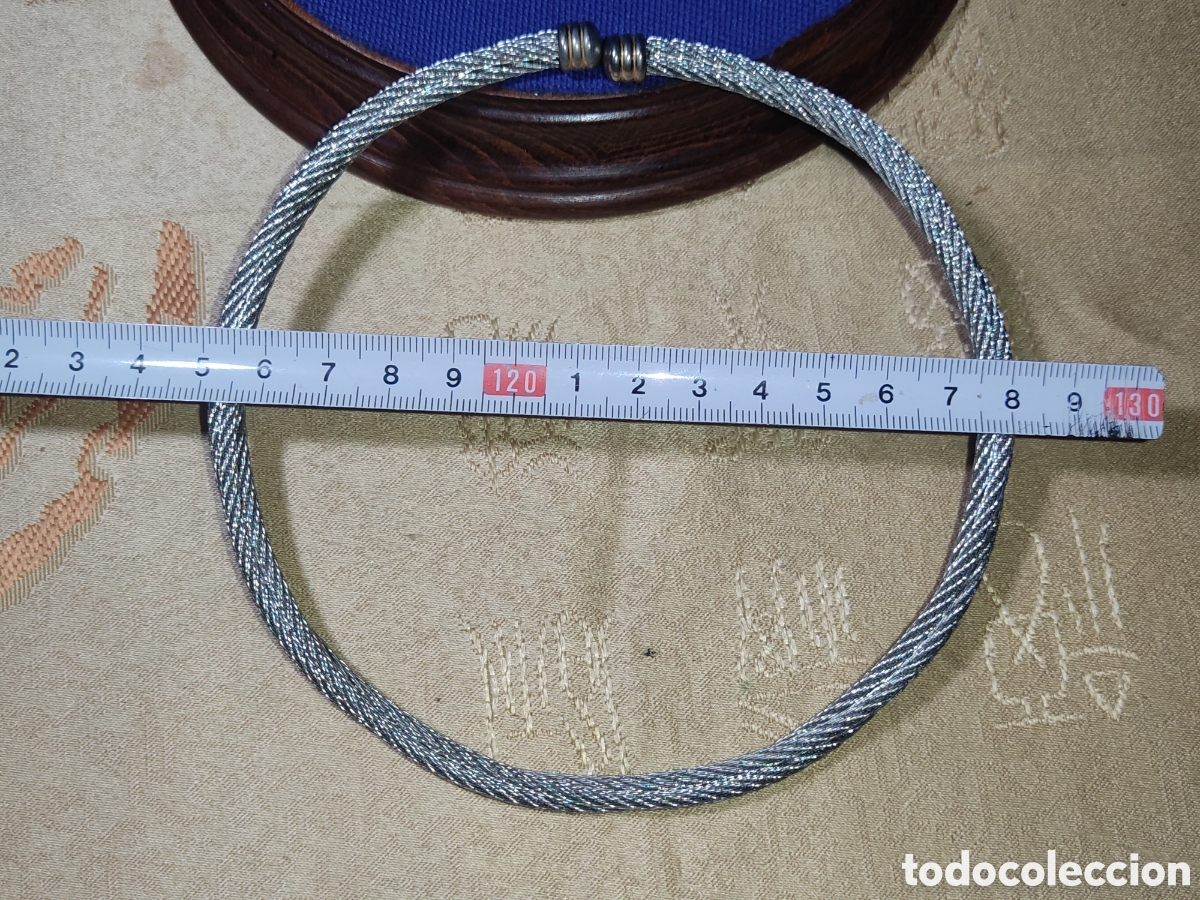 Joyeria: Gargantilla de acero Vintage. - Foto 3
