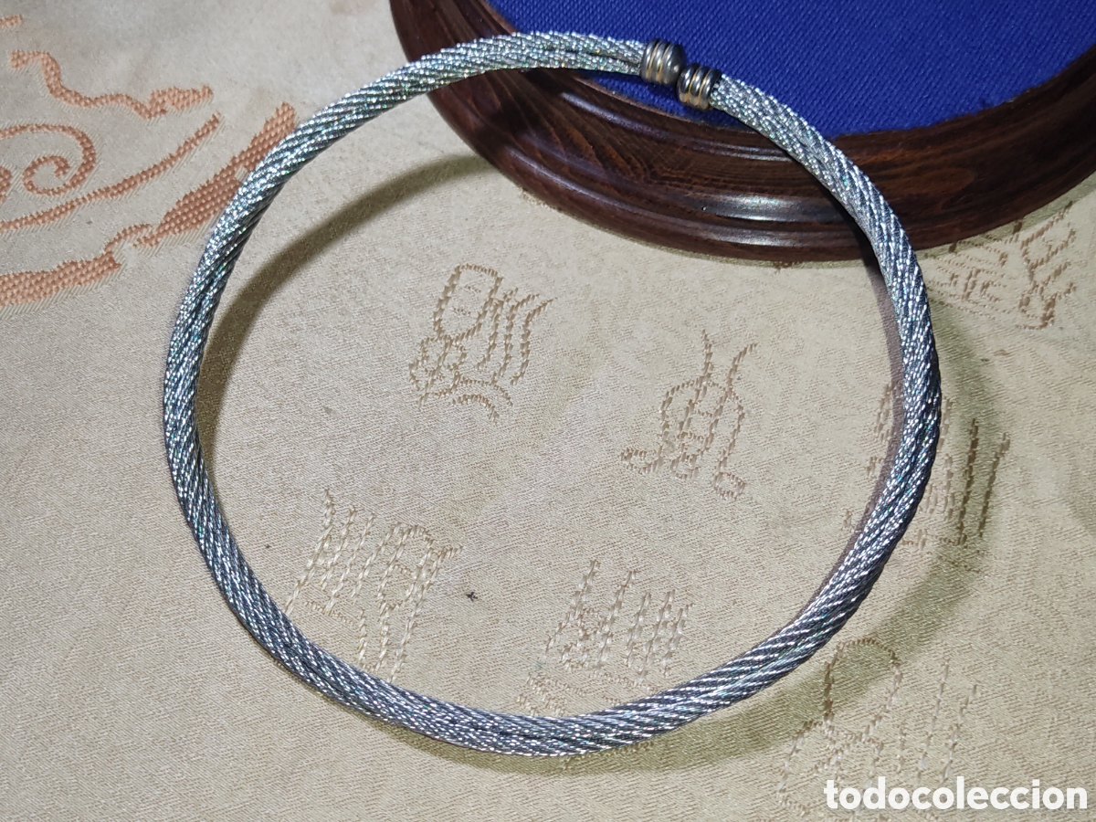 Joyeria: Gargantilla de acero Vintage. - Foto 4