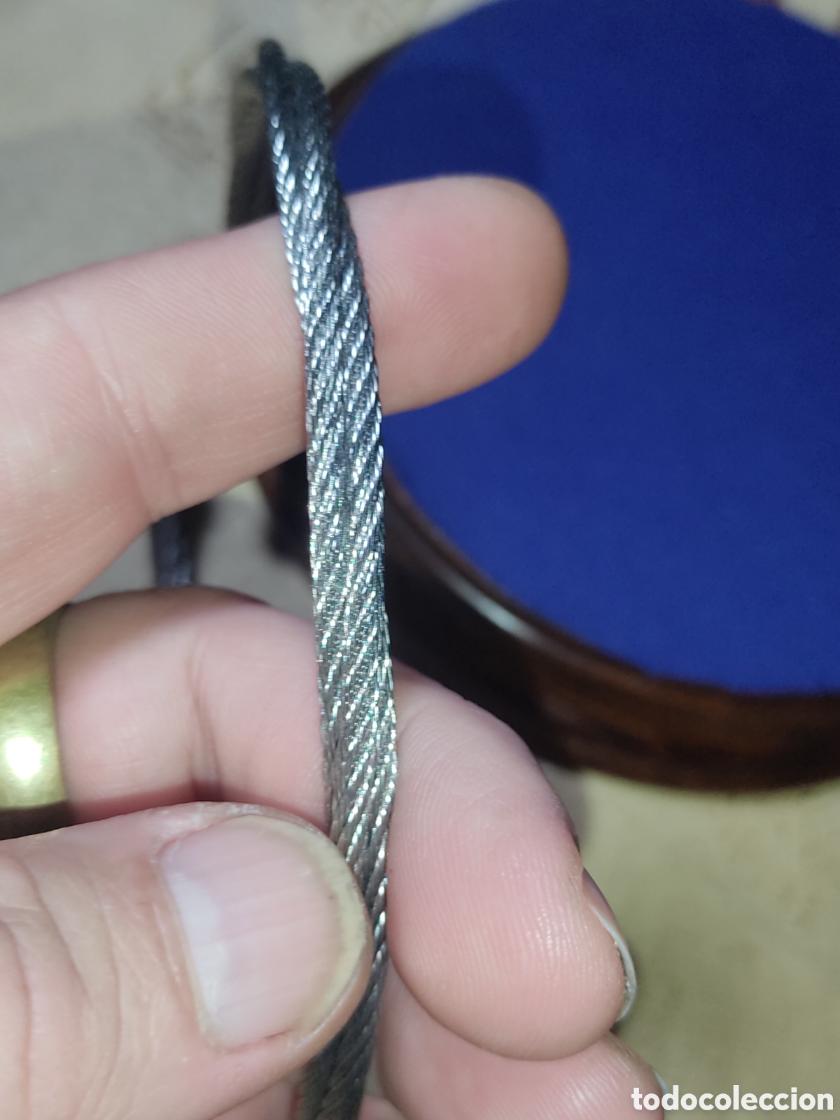 Joyeria: Gargantilla de acero Vintage. - Foto 5