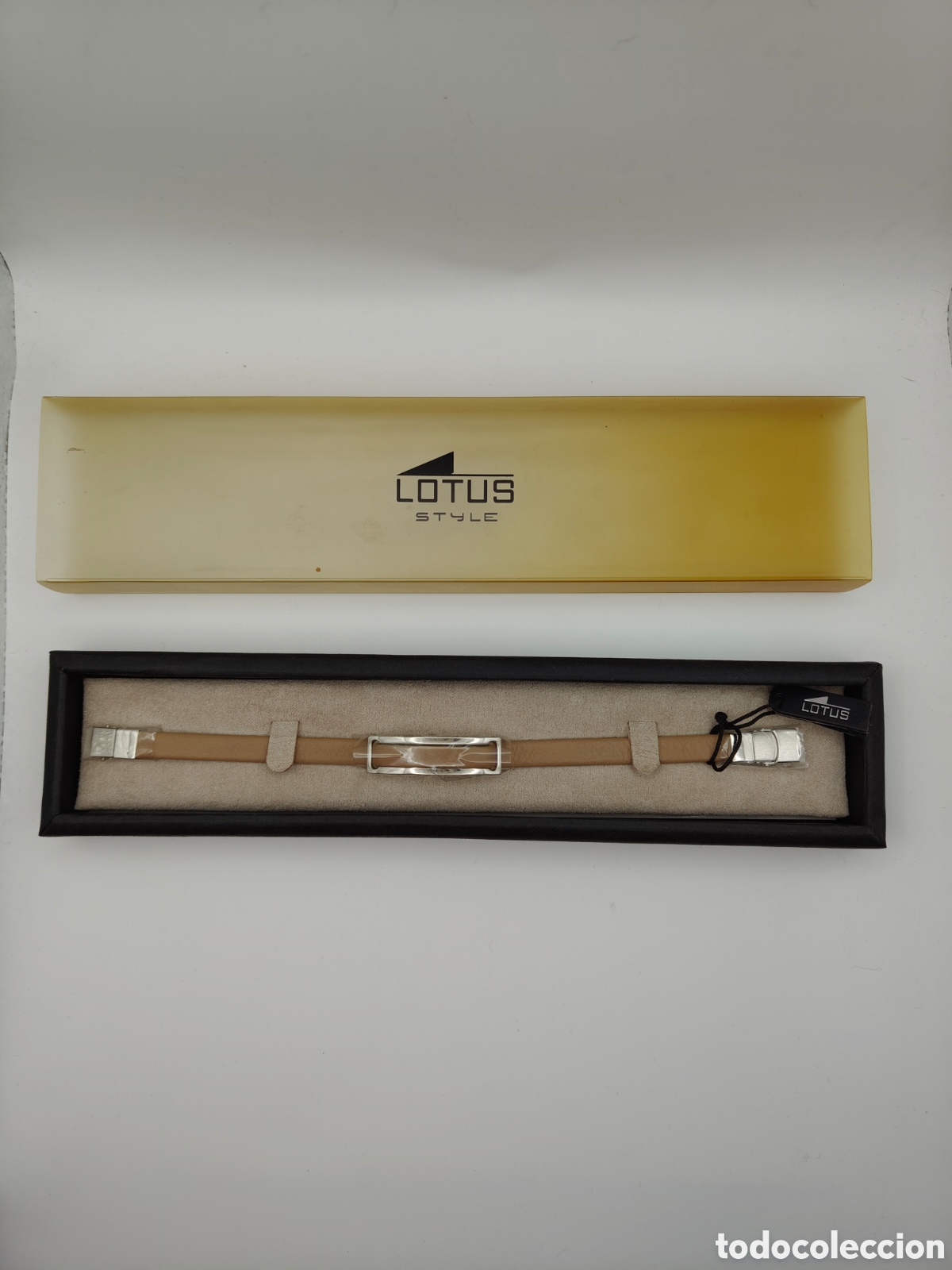 Joyeria: Pulsera Lotus Style marr&oacute;n
