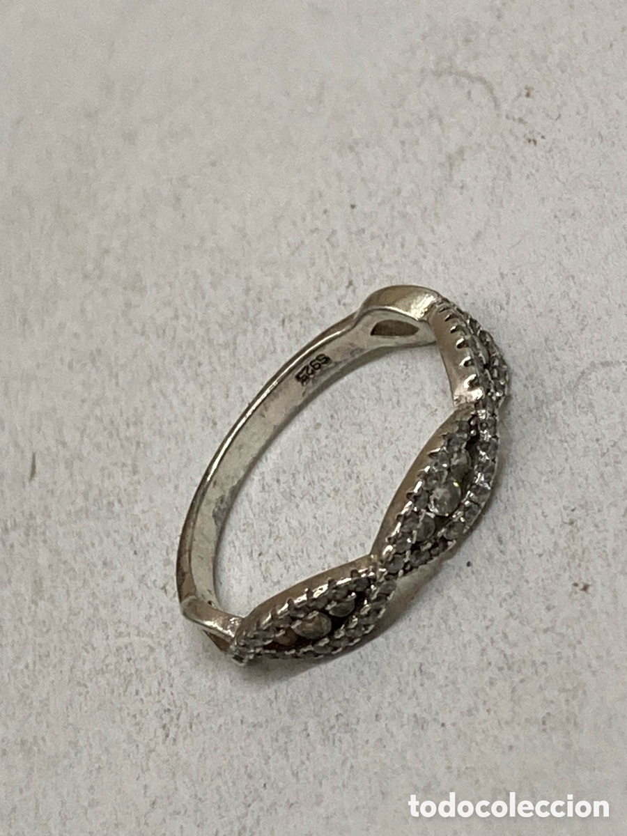 Joyeria: Anillo de plata engastado S476