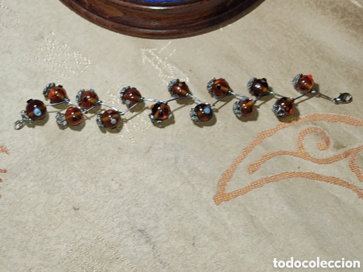 Schmuck: Bonita pulsera de cristal de Murano.Vintage