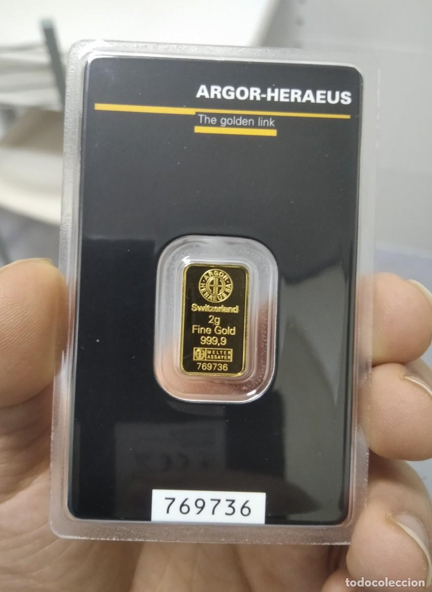 Joyeria: LINGOTE 2 GRAMOS 24 KILATES ARGOR HERAEUS - Foto 1