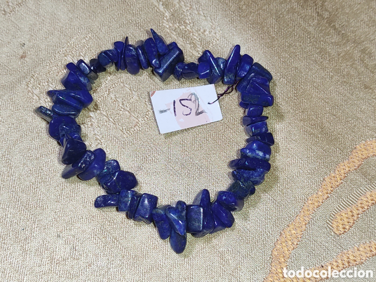 Joyeria: Pulsera de pedrer&iacute;a Lapisl&aacute;zuli.Vintage. *152*