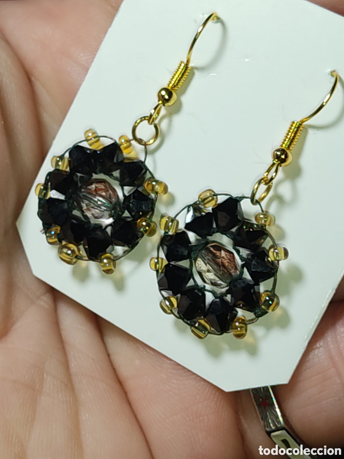Joyeria: Pendientes de cristal Vintage.