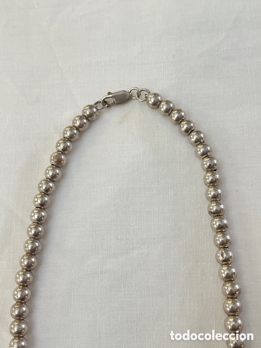 Joyeria: Collar plata siglo XX - Foto 3
