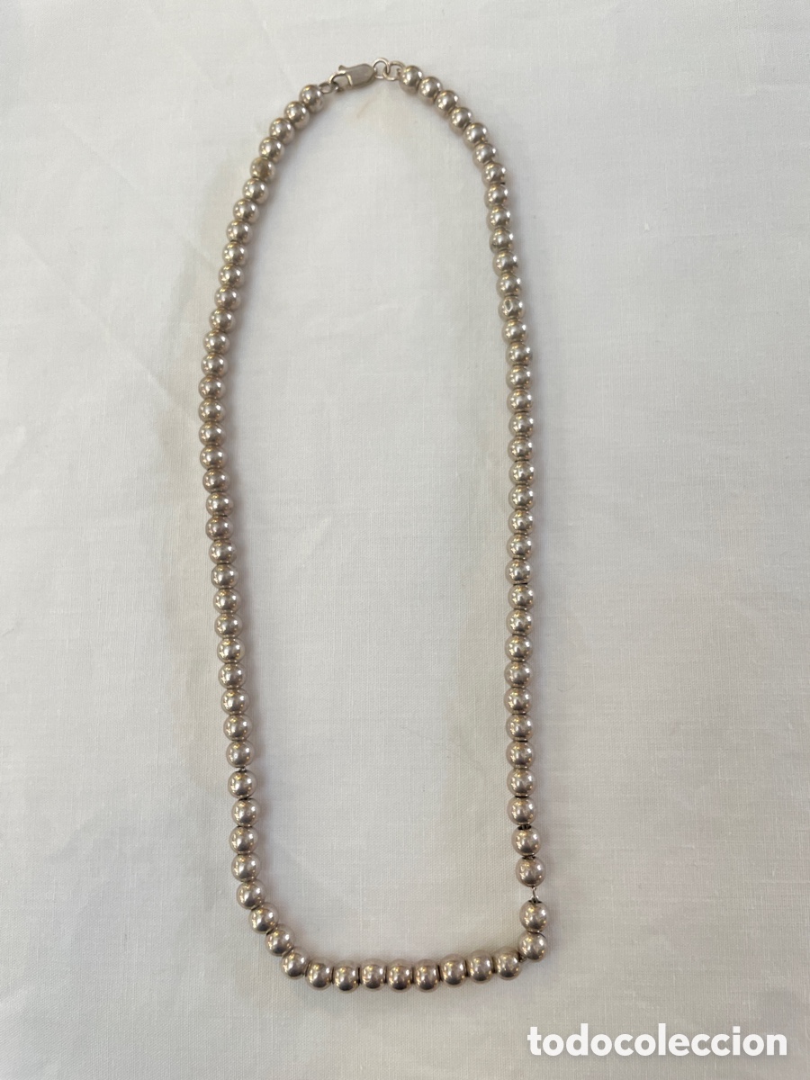 Joyeria: Collar plata siglo XX