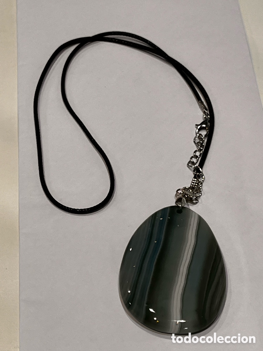 Joyeria: Gema Aut&eacute;ntica con cord&oacute;n de cuero - Foto 3
