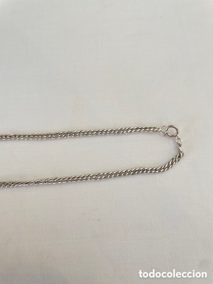 Joyeria: Cadena de plata siglo XX - Foto 2