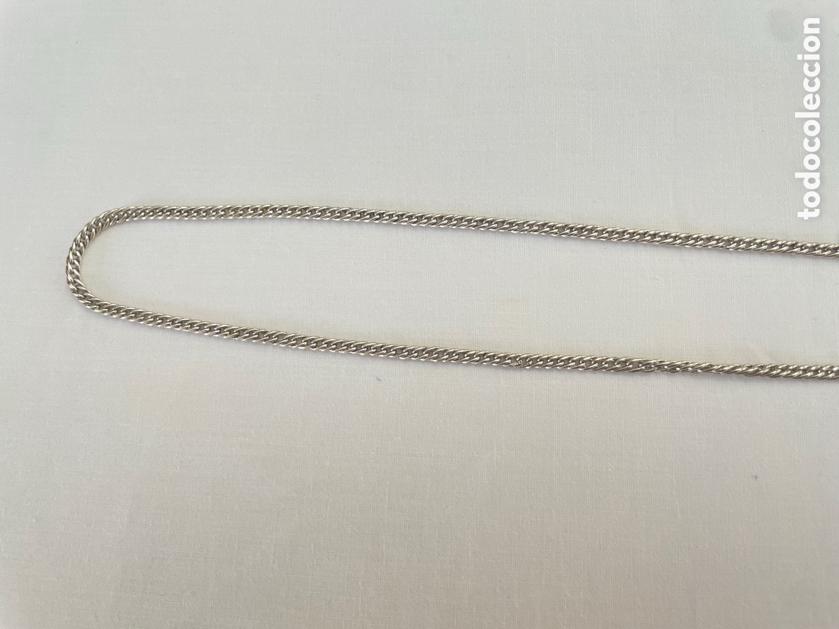 Joyeria: Cadena de plata siglo XX - Foto 3