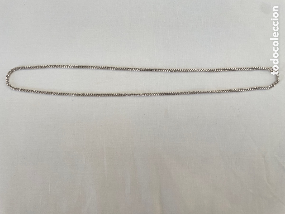 Joyeria: Cadena de plata siglo XX