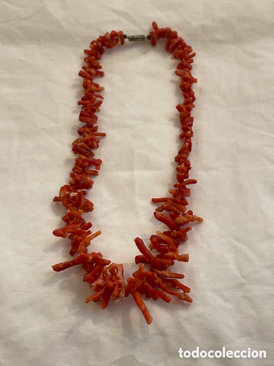 Joyeria: Collar coral siglo XX - Foto 2