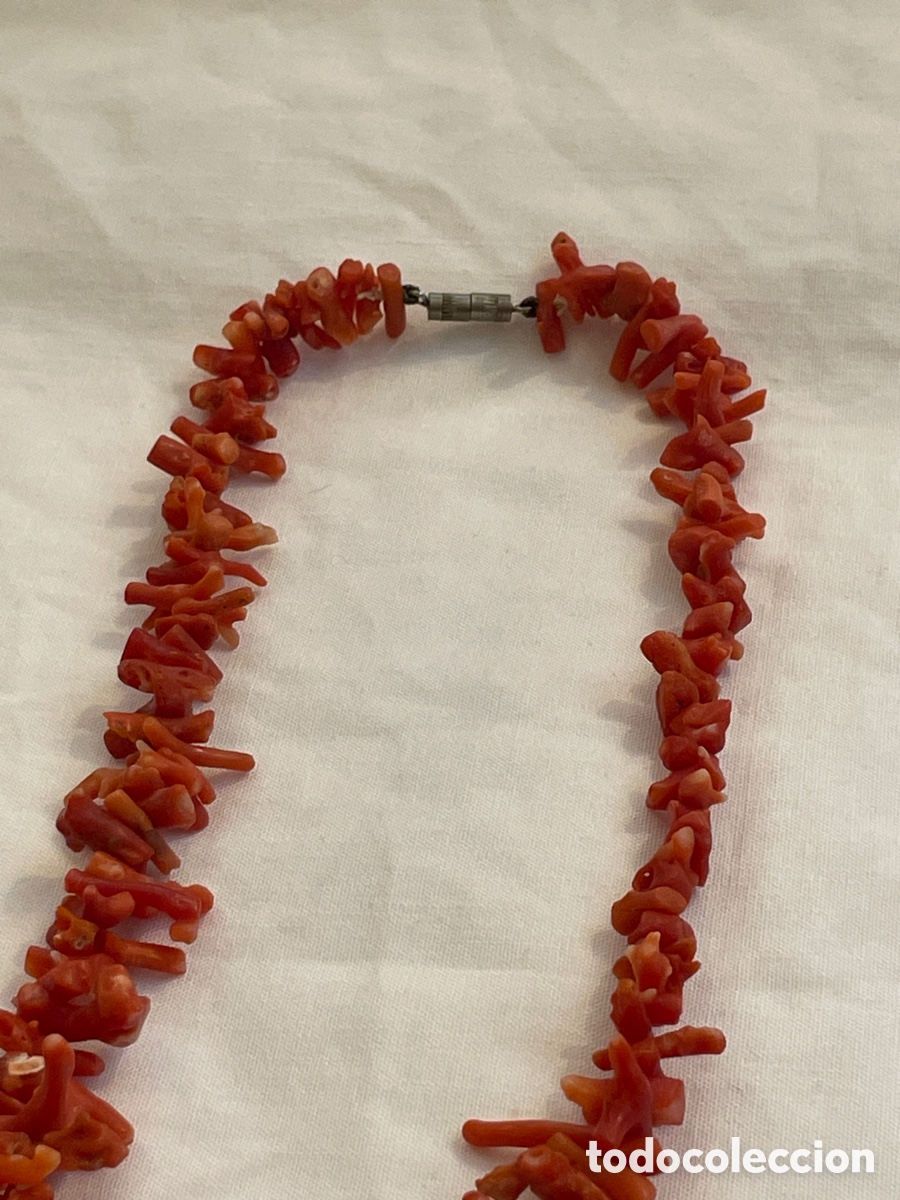 Joyeria: Collar coral siglo XX - Foto 3