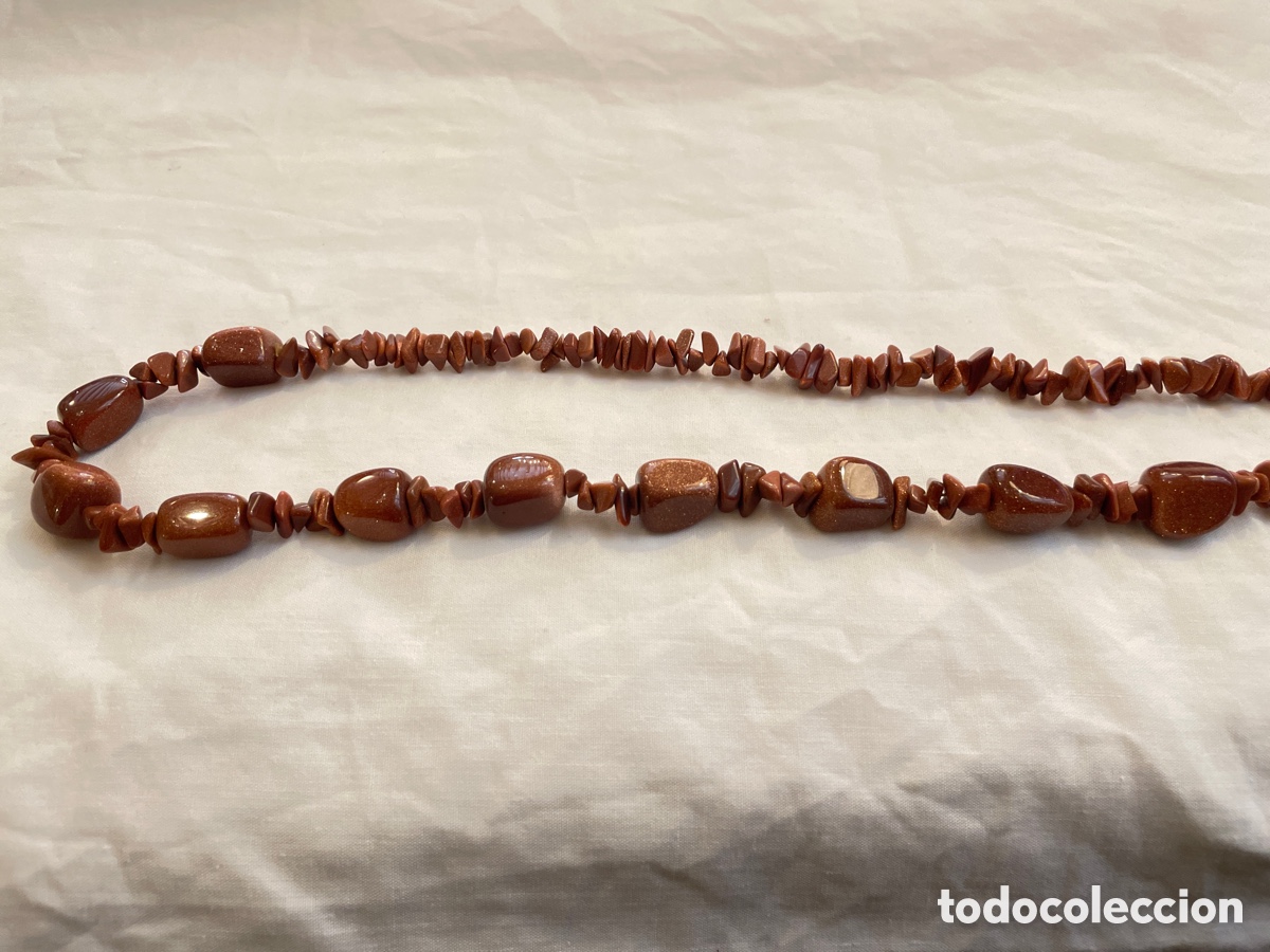 Joyeria: Collar aventurina siglo XX - Foto 2