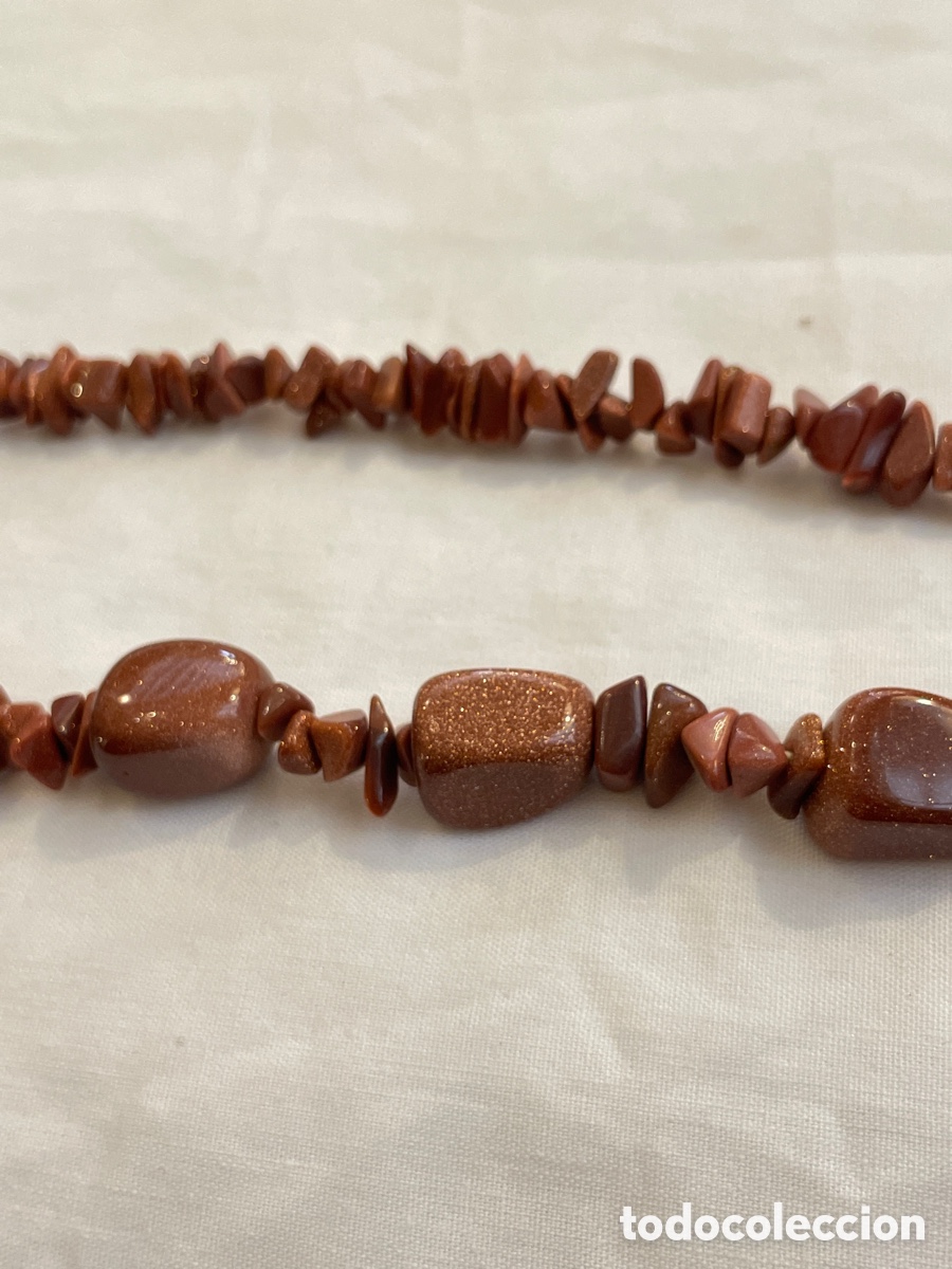 Joyeria: Collar aventurina siglo XX - Foto 4