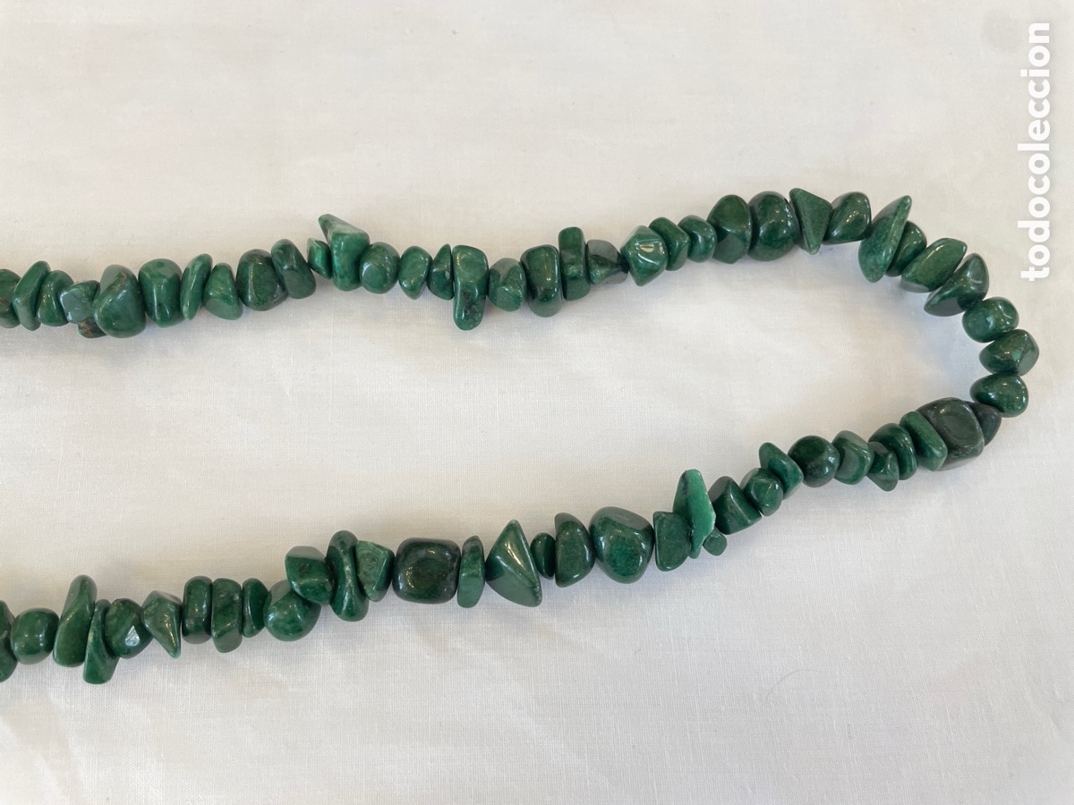 Joyeria: Collar cuarzo verde siglo XX - Foto 3