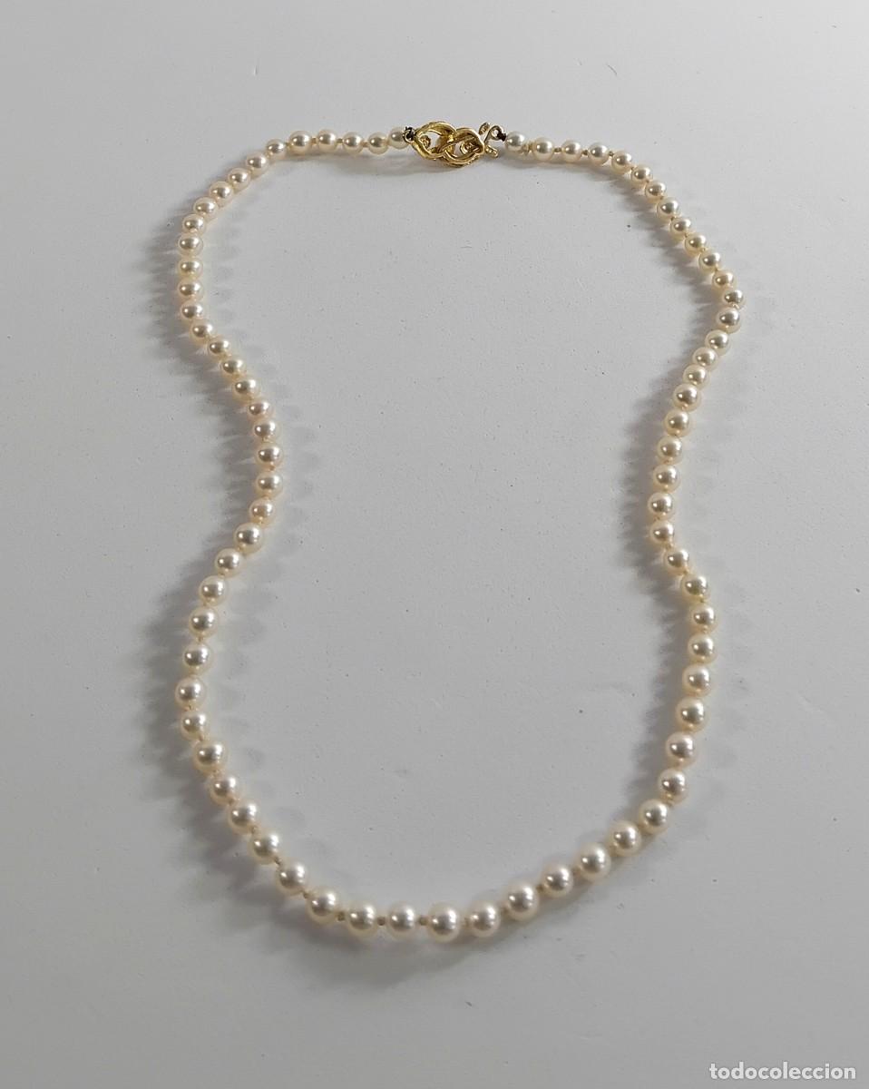 Joyeria: Oro 18 k y perlas. Gargantilla