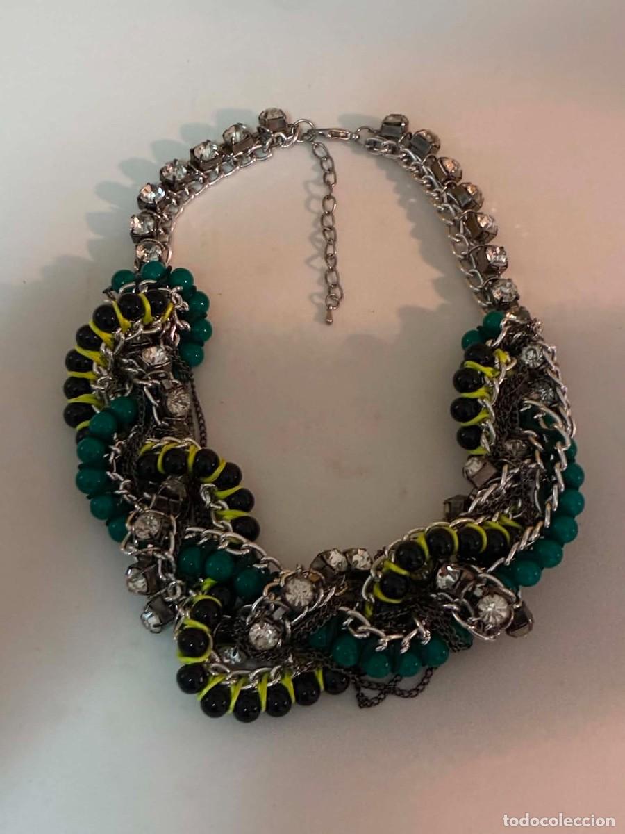 Joyeria: collar vintage colorido ..