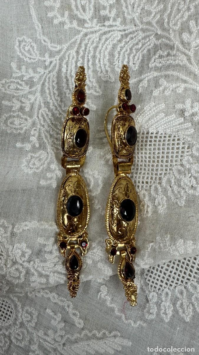 Joyeria: Pendientes de picos. 10 cm. - Foto 1