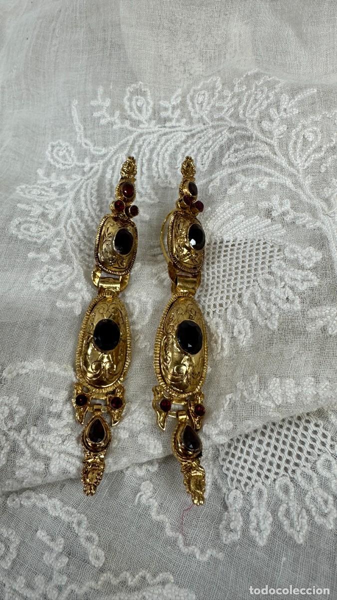 Joyeria: Pendientes de picos. 10 cm. - Foto 3