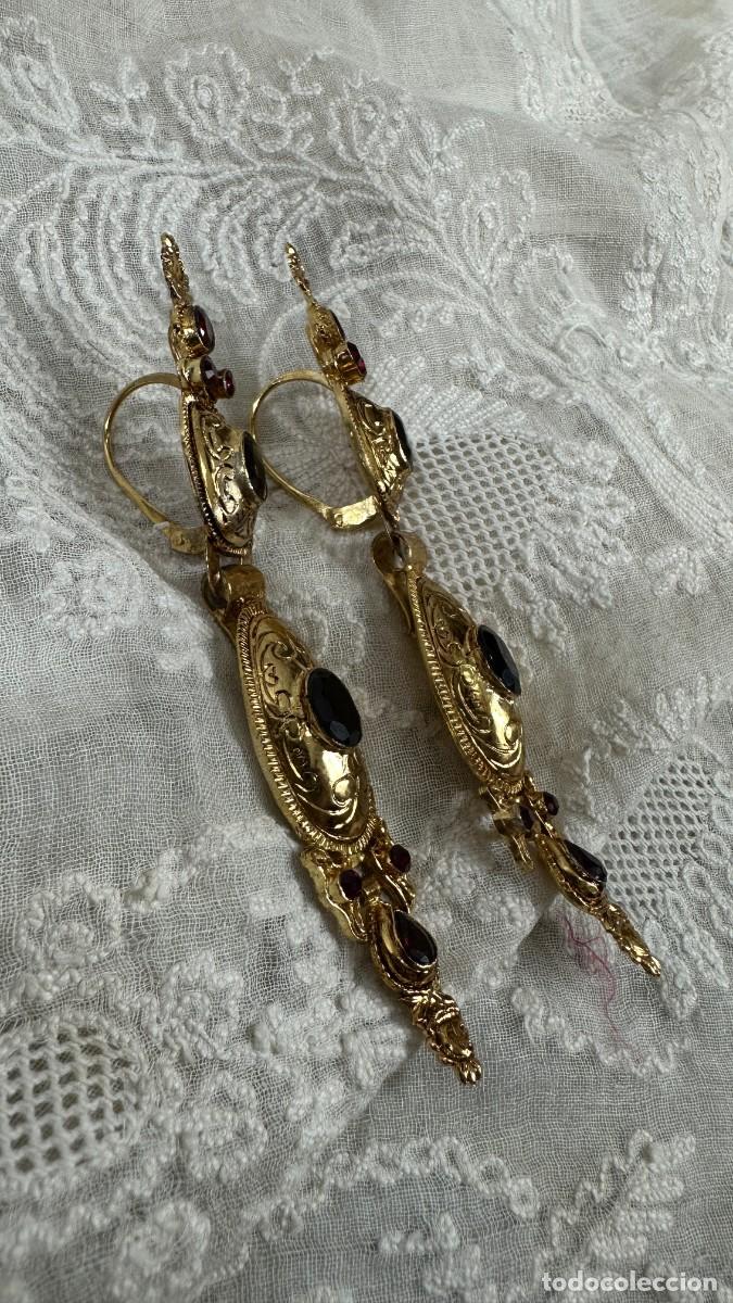 Joyeria: Pendientes de picos. 10 cm. - Foto 4