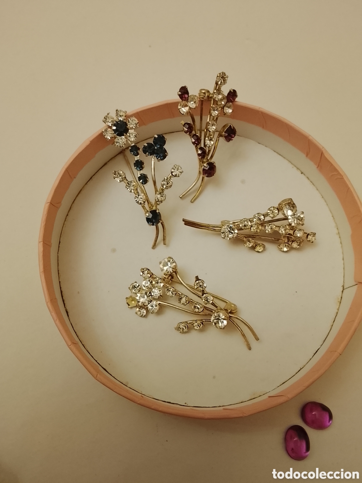 Joyeria: Lote de broches a&ntilde;os 60 .Ver fotos ,y leer descripci&oacute;n.