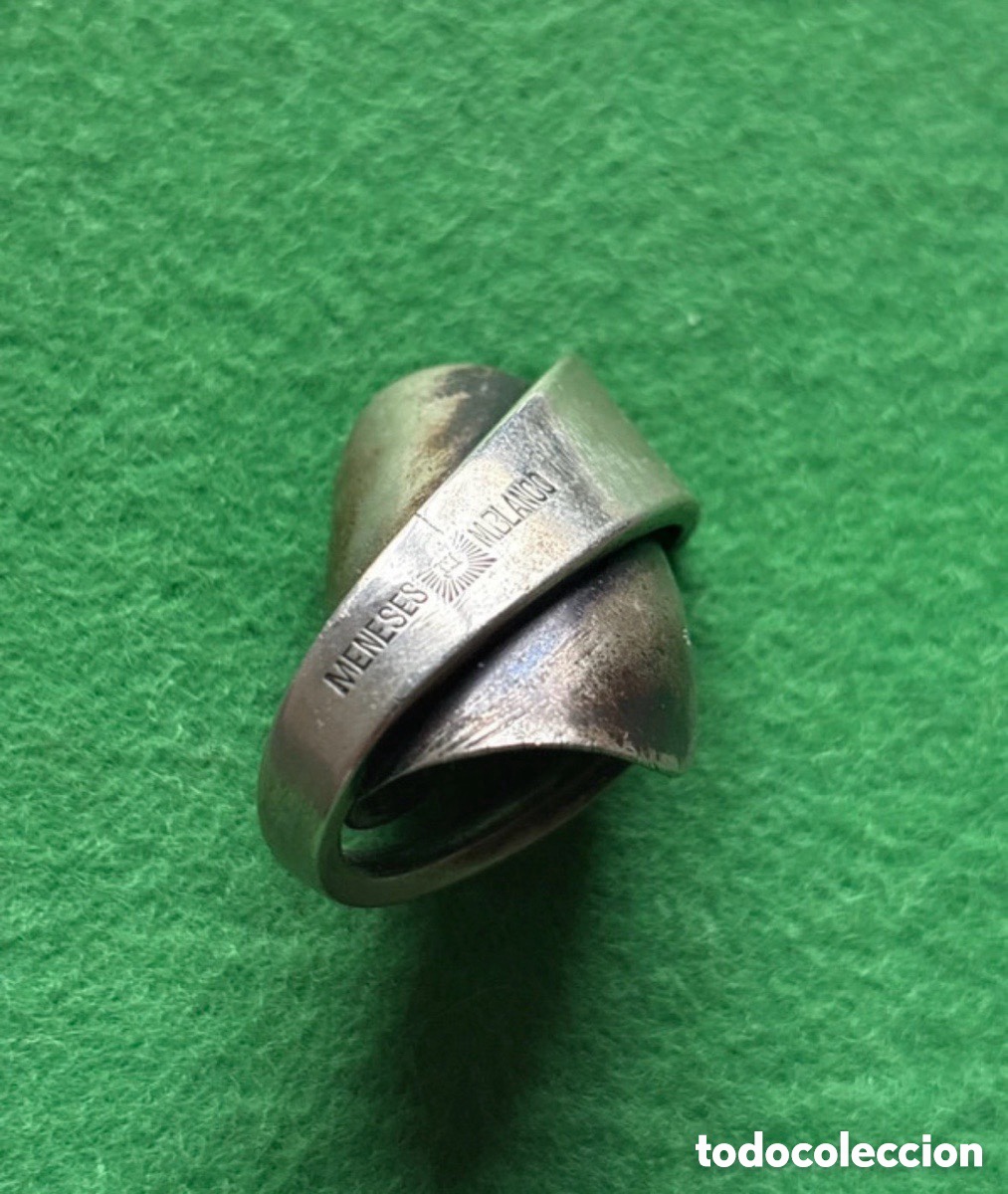 Joyeria: Raro anillo plata Meneses (A15)