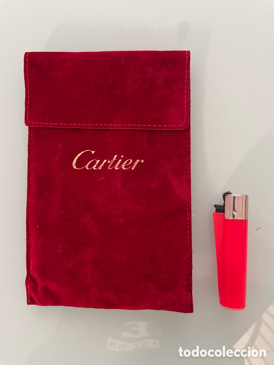 Joyeria: Bolsa Cartier terciopelo rojo - Foto 2