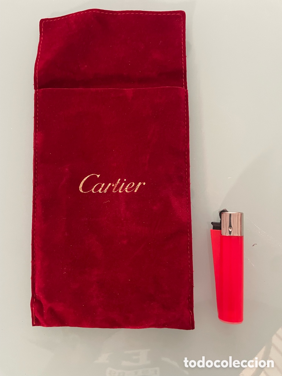 Joyeria: Bolsa Cartier terciopelo rojo - Foto 1