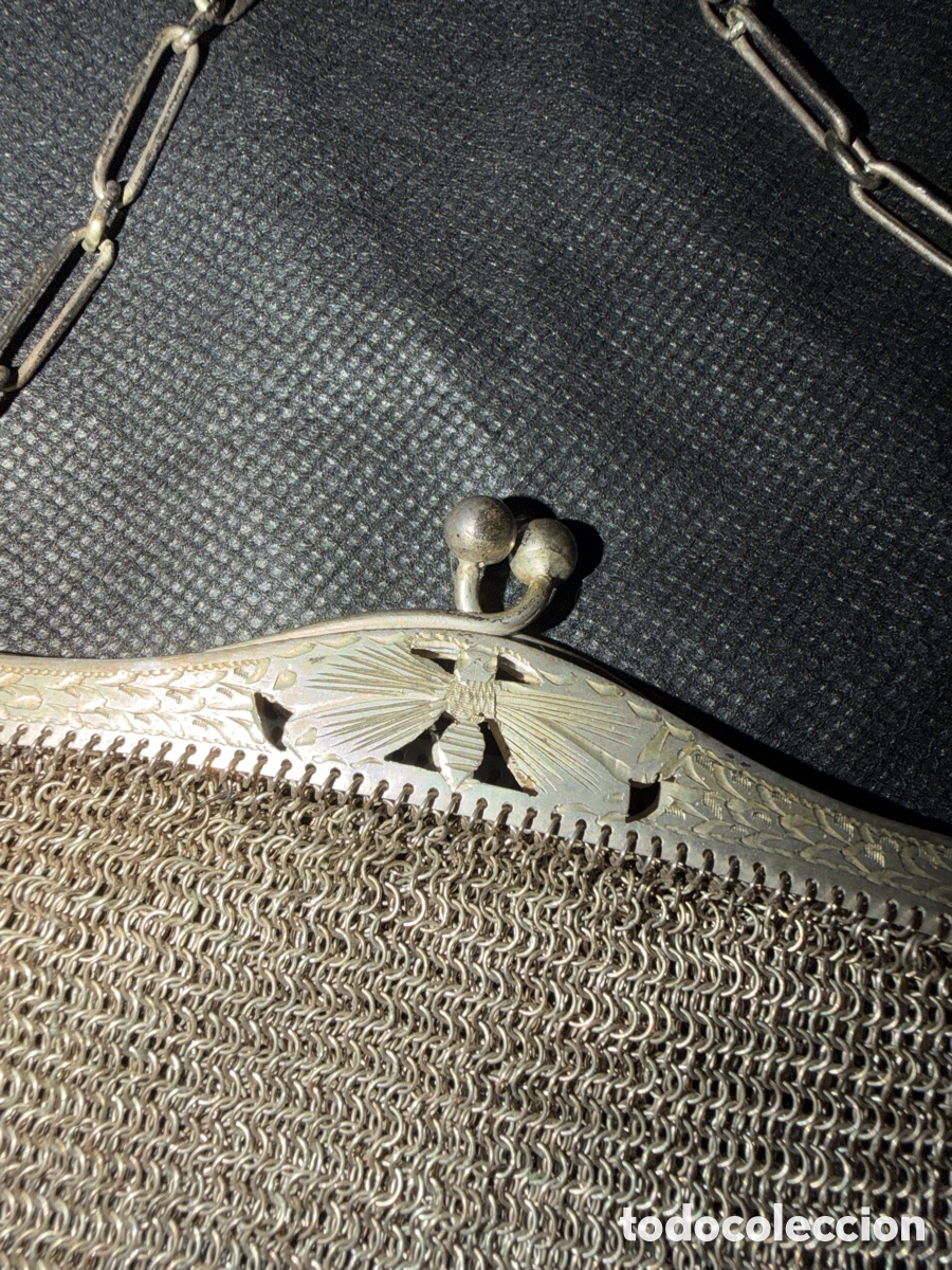Joyeria: Bolso antiguo de plata (1900) - Foto 2