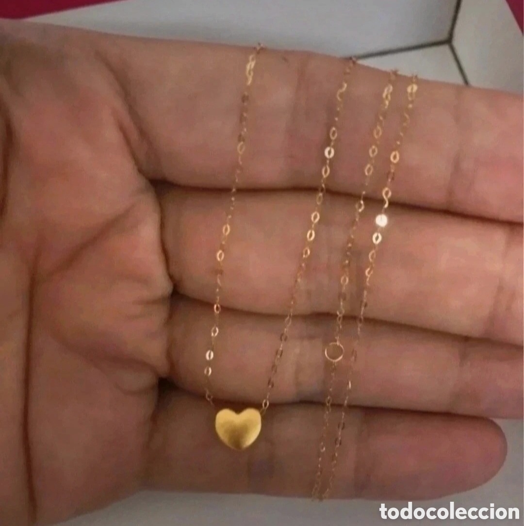 Joyeria: Collar oro 18k y colgante oro 18k
