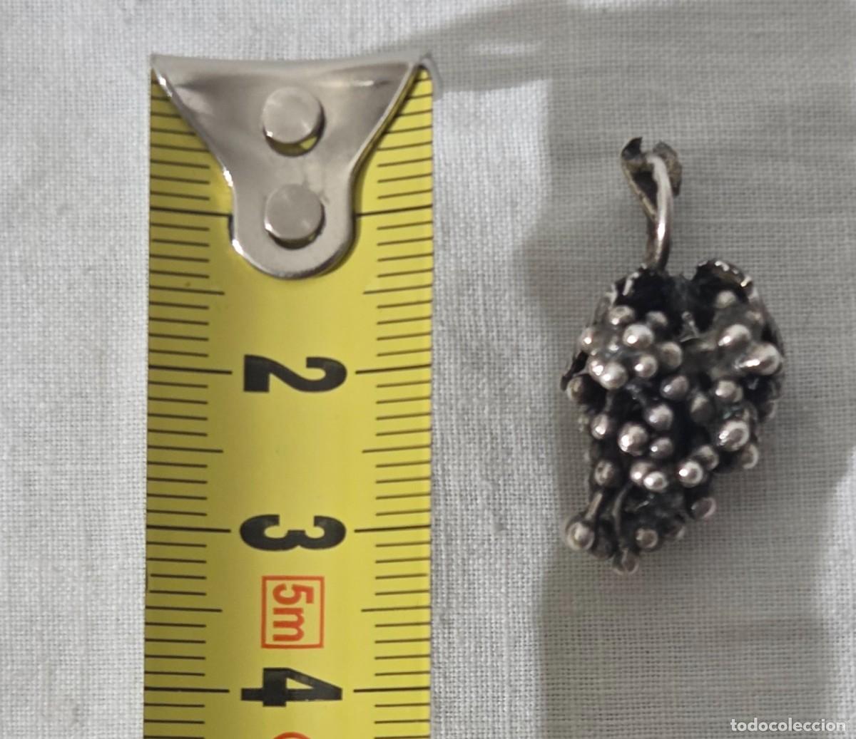 Joyeria: Colgante en forma de racimo de uvas en plata 925 - Foto 7