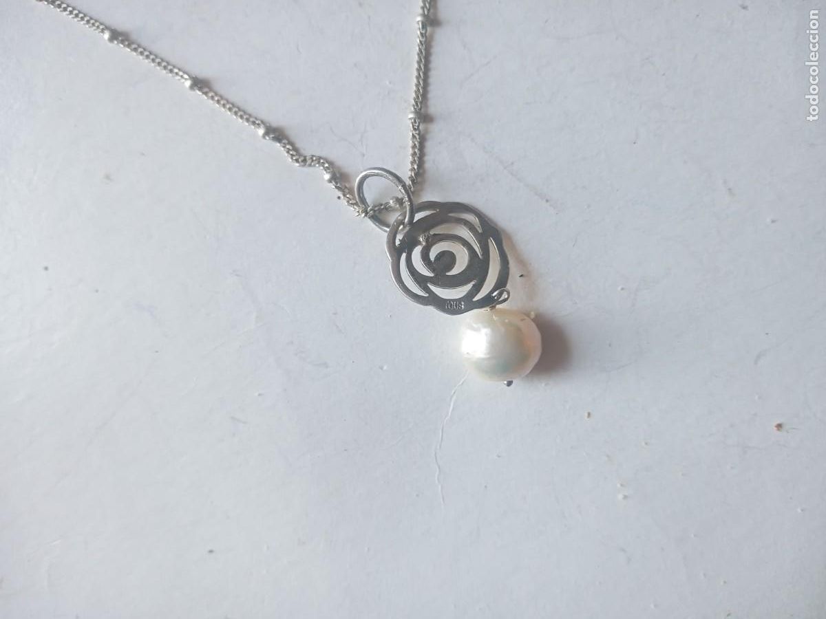 Joyeria: BONITO COLGANTE. Y CADENA ANTIGUO PLATA 925
