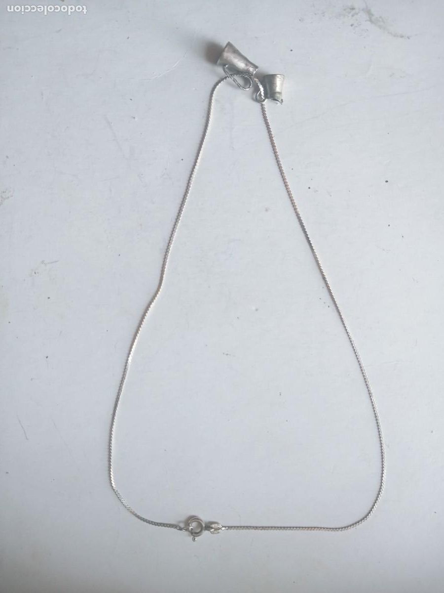Joyeria: BONITO COLGANTE Y CADENA. ANTIGUO PLATA 925