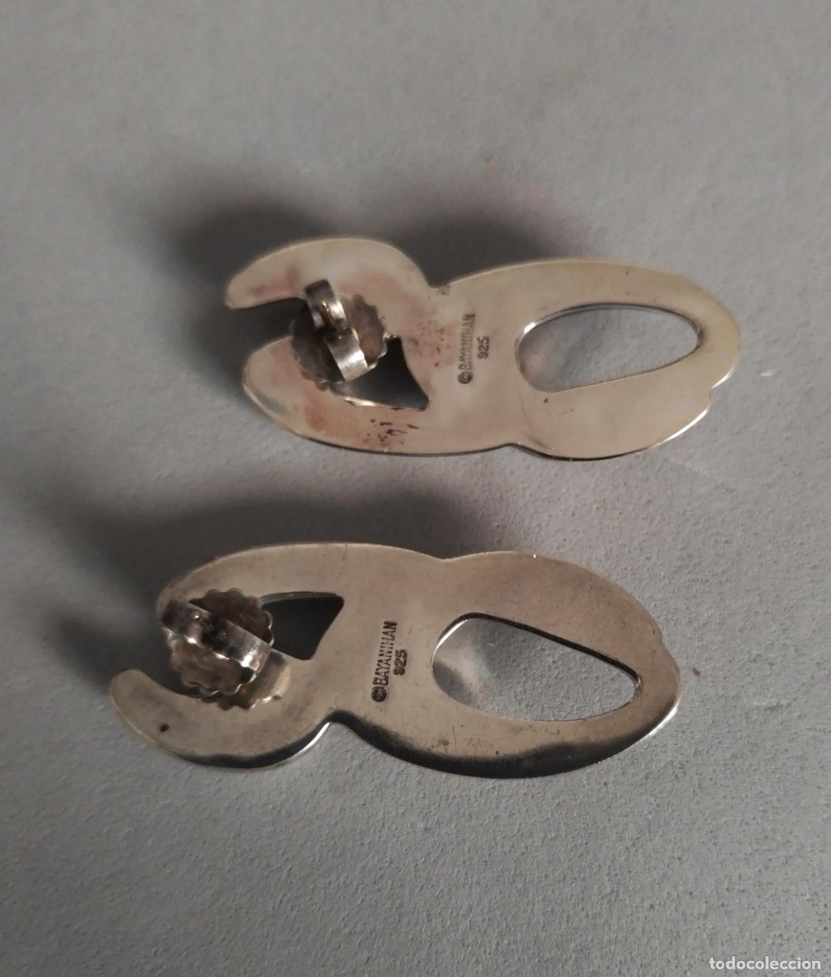Joyeria: Pendientes de plata de ley contrastada, cierre de presi&oacute;n. - Foto 6