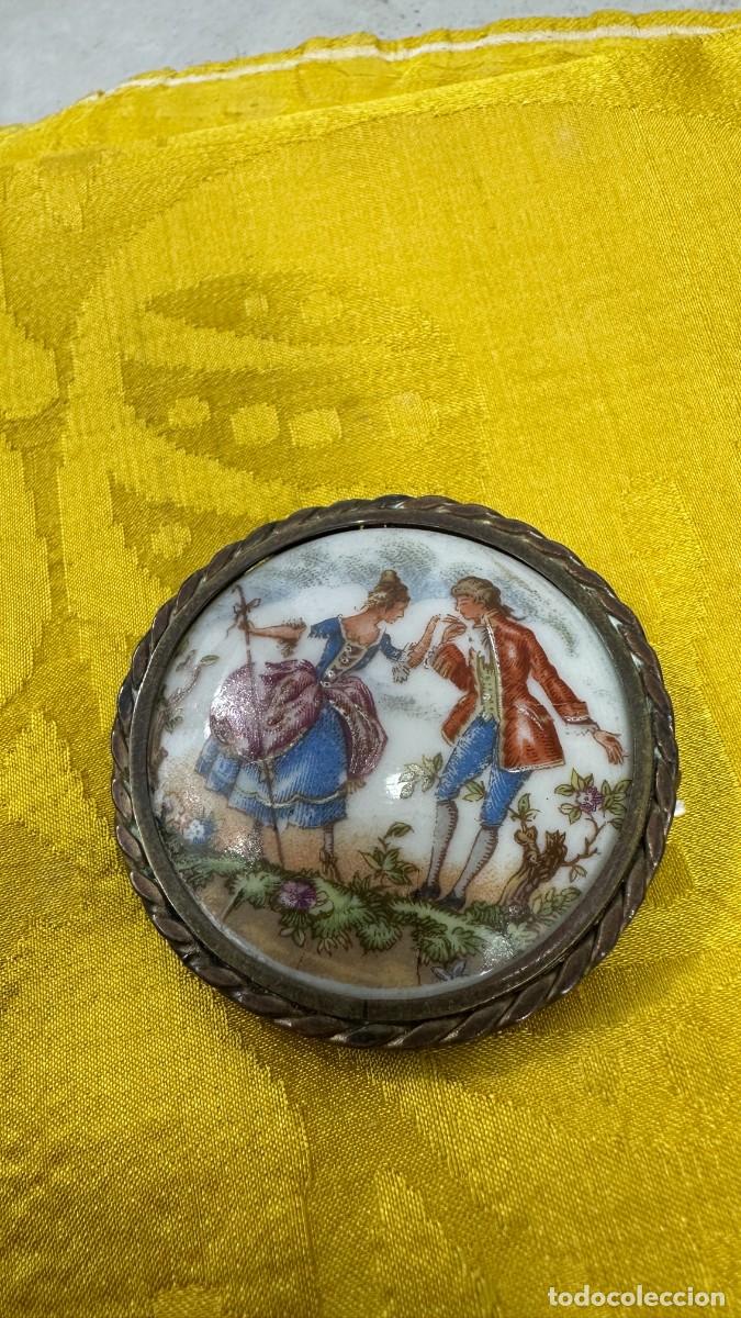 Joyeria: Antiguo broche de escena galana - Foto 5