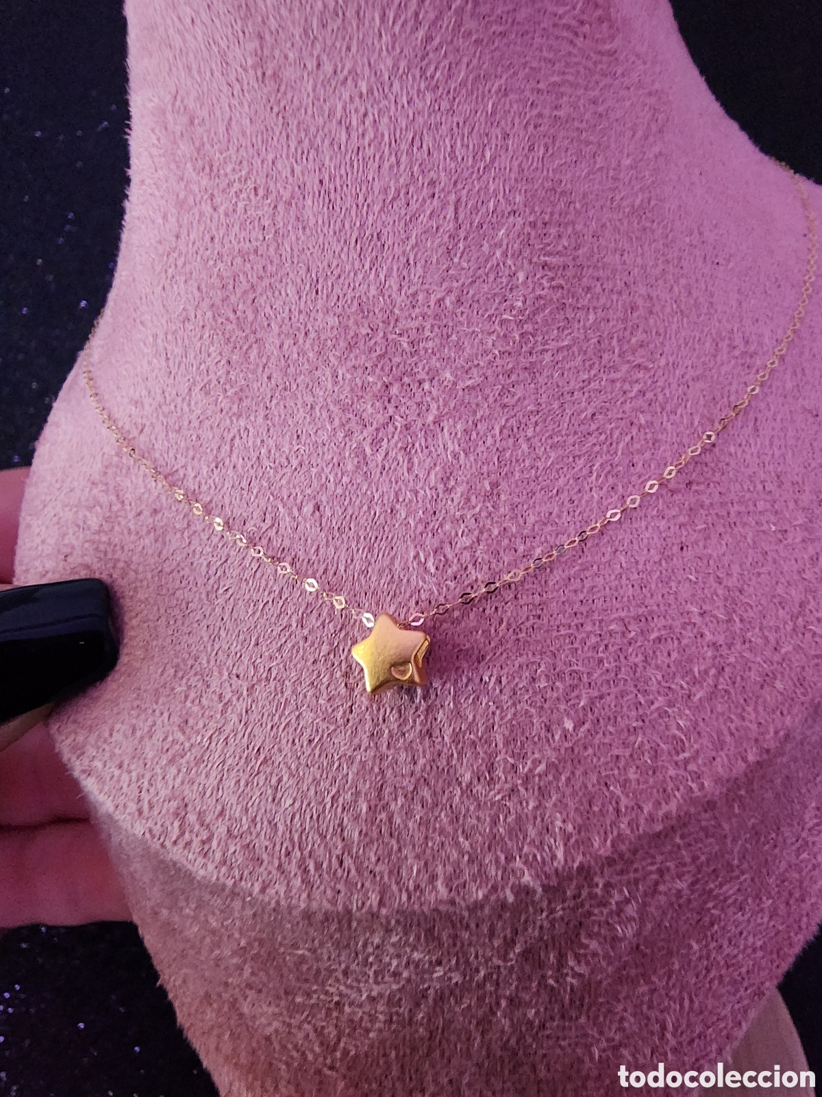 Joyeria: Collar oro 18k aut&eacute;ntico y colgante oro 18k