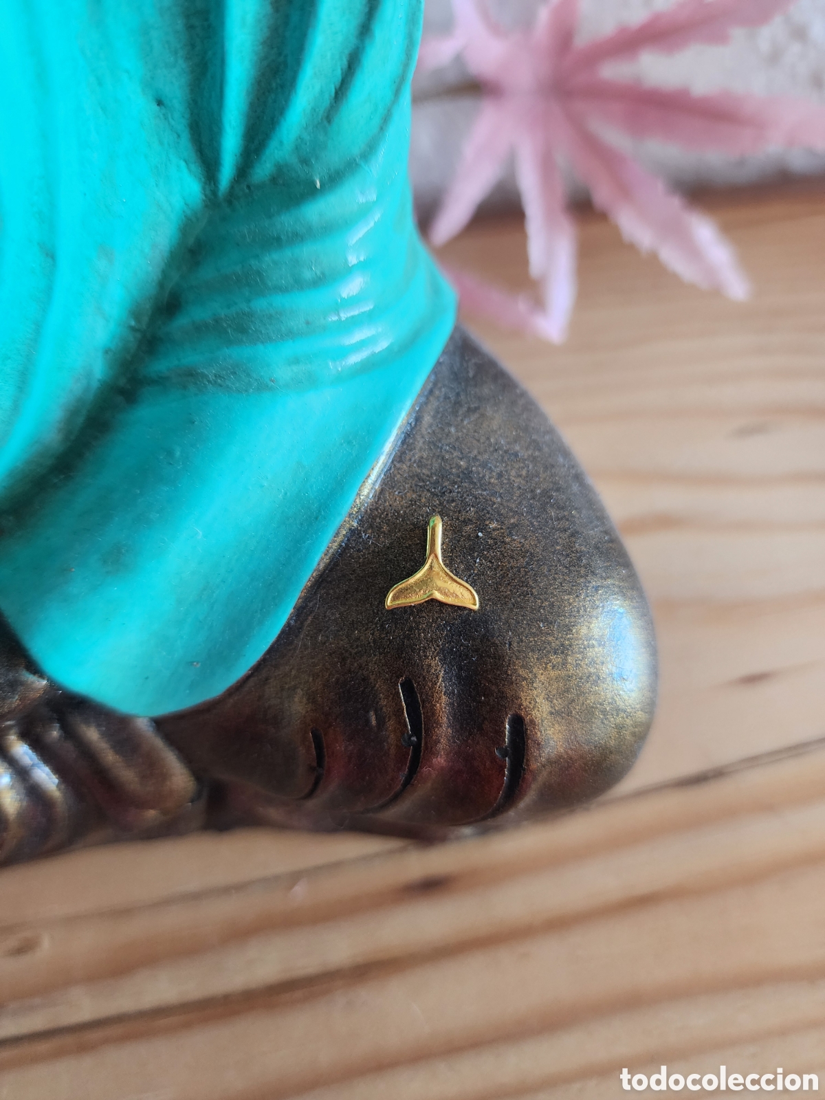 Joyeria: Colgante oro 24k cola de sirena