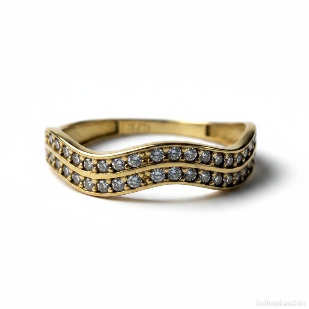 Joyeria: Anillo Oro 9K Circonitas